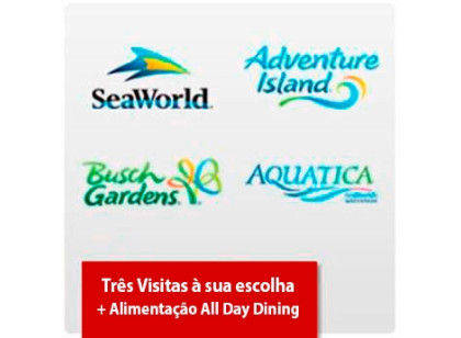 SeaWorld Three Park Ticket 